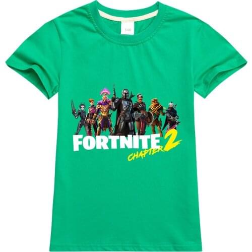 New Kids T Shirt Fortnites Printed Girls Fashion Clothes Boys Costume Children 2021 Summer Tops 100% Cotton Tee