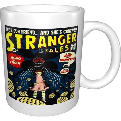 Stranger Things Fashion Mug Coffee Cup Coffee Mug Glass For Beer Mug Wood Porcelain Cup