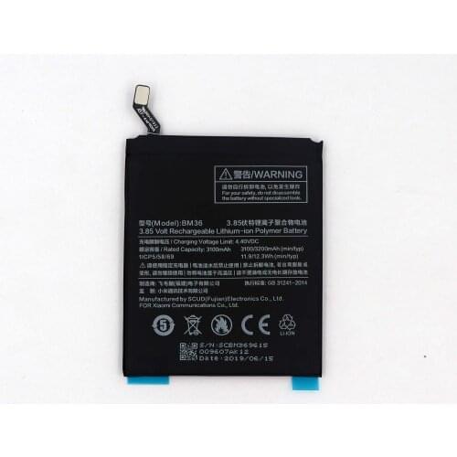 Original BM36 Built-in Battery for Xiaomi 5s Mi 5s with 3100mAh capacity including battery adhesive