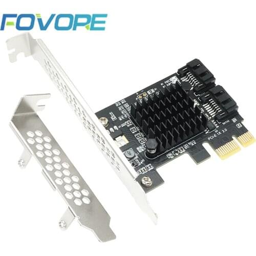 PCI e SATA adapter PCIe to 2 ports SATA 3 adapter PCI-e sata3.0 2 port SSD HDD PCI express PCIe 1x 4x 8x 16x card 6Gbps Marvell