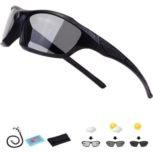New Polarized Photochromic Cycling Glasses Men Women UV400 Outdoor Sport Bike Sunglasses Racing Bicycle Eyewear Wholesale