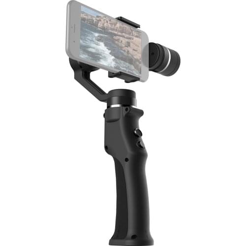 Portable Handheld 3-Axis Smartphone Gimbal Stabilizer Built-in Rechargeable Battery BT Connection Quick Vertical Horizontal