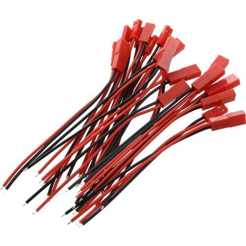 RC airplanes car Li-Po Battery JST Male Female Connector Wire 22AWG 100mm 10 Pairs
