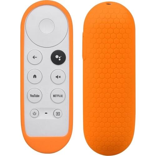Silicone Case for Chromecast Google TV 2020 Voice Remote Controller Shockproof Protective Cover for 2020 Chromecast Voice Remote