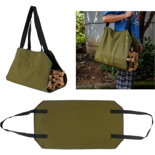 Outdoor Indoor Faggot Storage Bag Portable Large-capacity Package For Storage Canvas Faggot Bag