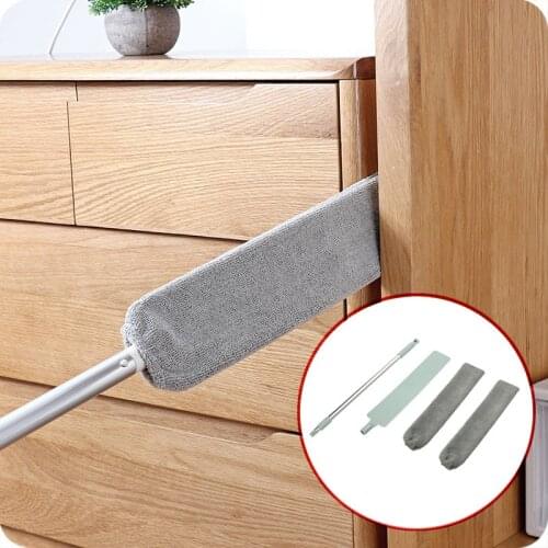 Long Crevice Dust Brush Household Cleaning Telescopic Microfiber Dust Mites Cleaning Tools Artifact Cleaning Dust Windows Duster