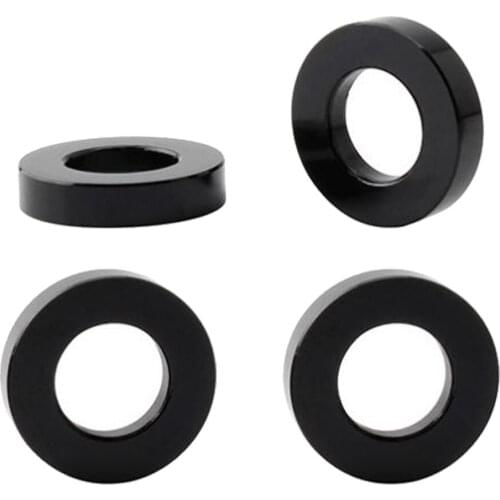 4x Alloy Bicycle Disc Brake Spacer BMX Bike Convex Concave Washers Black