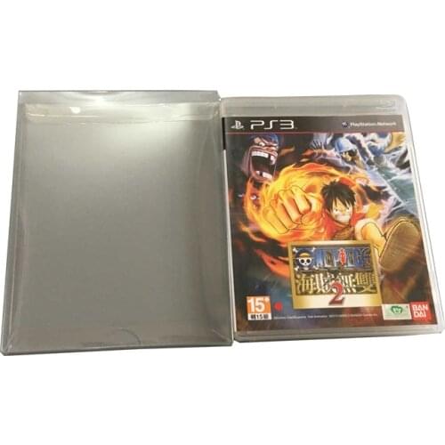 10 PCS a lot Transparent Display box collection box for PS3 storage box protection Case for Playstation 3 Games