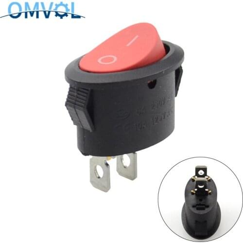 2Pin SPDT ON-OFF 2Position Boat Rocker Switch 10A 125VAC 6A 250VAC