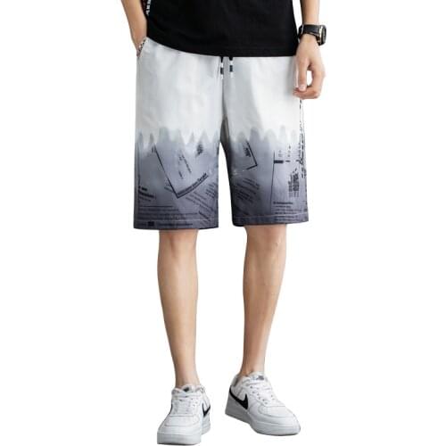 2021 Shorts Mens Summer Thin Five-point Pants Loose Sports Casual Pants Mens Breeches Beach Drawstring Pants