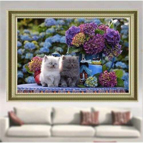 3D Diy diamond painting New Crafts Needlework 5d Square Diamond Mosaic Patchwork accessories full Diamond Embroidery cats