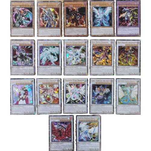 72 pieces of Yu-Gi-Oh! Pterodactyl Dragon Giant Soldier Sky Dragon Flash Card Different English Cards 72 Childrens Toy Gifts