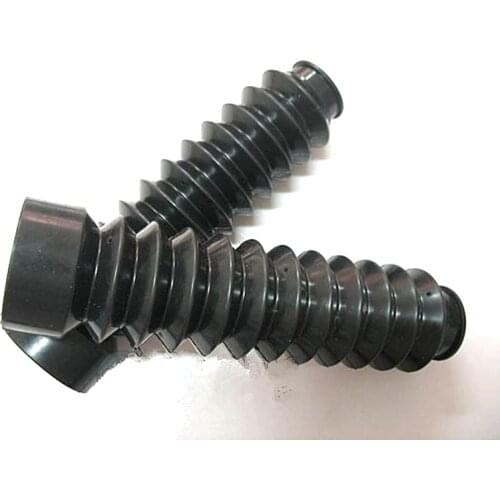 Free shipping motorcycle GN125 GS125 front fork rubber cover kit for Suzuki 125cc GN GS 125 shock absorber dust proof sleeve