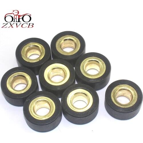 8 pcs For AN400 AN 400 Burgman Skywave 400 1999 - 2006 for motorcycle transmission Variators Rollers Clutch Beads