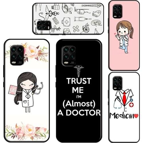 Medical Doctor Nurse Medicine Student For Xiaomi Mi 11 Lite Case 11 Ultra 10T Pro POCO X3 M3 Pro F3 Cover For Xiaomi Mi 11 Case