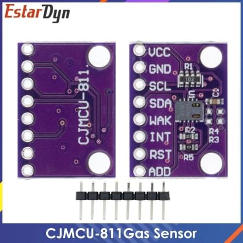 Gas Sensor Carbon Dioxide Detection Sensor Module CCS811 CO2 eCO2 TVOC Air Quality Detecting I2C Output CJMCU-811