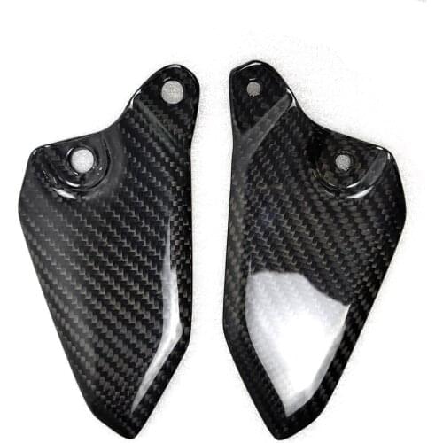 For Kawasaki Ninja Z900rs Z 900rs 3K Carbon Fiber Motorcycle Accessories FootPeg Footrest Rear Set Heel Plates 2018-2020