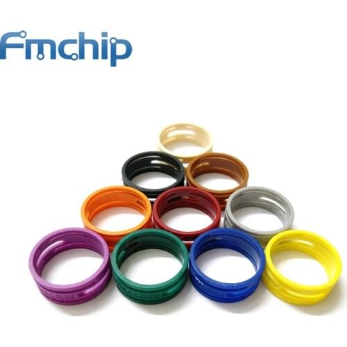 FMchip 10PCS XXR-4 XXR-5 XX SER CODE RING Full Color XXR-6 To XXR-9 Female Standard XLR Accessories Connectors