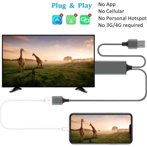 USB To Hdmi compatible Cable Converter Adapter Cast MHL Cable Micro USB Type C For Xiaomi Android IPhone IPad To TV Projector