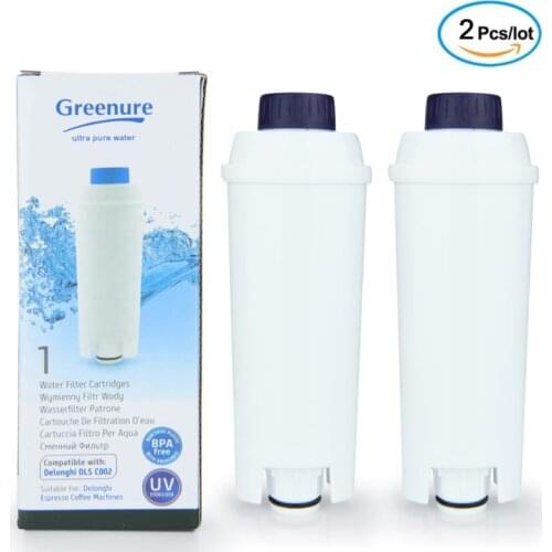 Coffee filter, compatible with De'Longhi 5513292811, DLS C002, CFL-950, SER3017, ECAM / ESAM / ETAM series, EC680, BCO420 2 piec