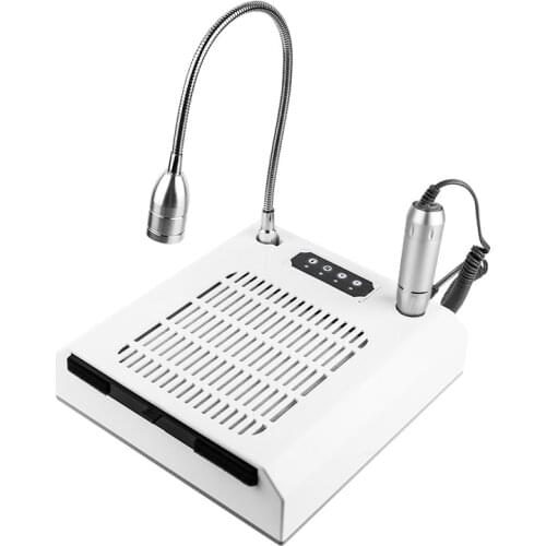 Manicure Vacuum Cleaner 3 IN 1 Combine Function Nail Drill Vacuum Suction Nail Table Dust Collector For Salon