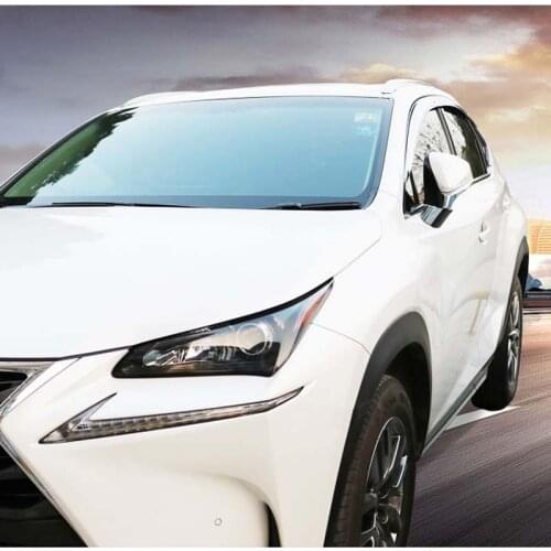 Brand New 1 Set Chrome Side Rain Guard Deflectors Vent Sun Shade Window Visors For Lexus NX 2015-2018
