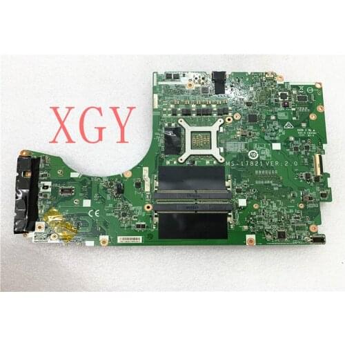 Original For MSI GT72 GT72S 6QE 2QD Laptop MOTHERBOARD MS-17821 MS-1782 i7 6820HK SR2FL REV 2.0 100% WORK PERFECTLY