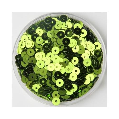 50g(12000pcs) 3mm Flat Round Loose Sequins Sewing Wedding Craft Children DIY Accessories Light Green Spangles