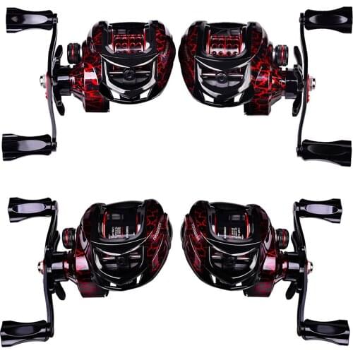 Baitcasting Fishing Reel All Metal Spool 7.2:1 10kg Max Drag Saltwater Sea Fishing Wheel Magnetic Metal Casting Fishing Reel