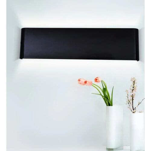 Modern 24cm-111cm Long Aluminum LED Wall Lamps for livingroom bathroom as Decoration Sconce Light 90-260V lamparas de pared