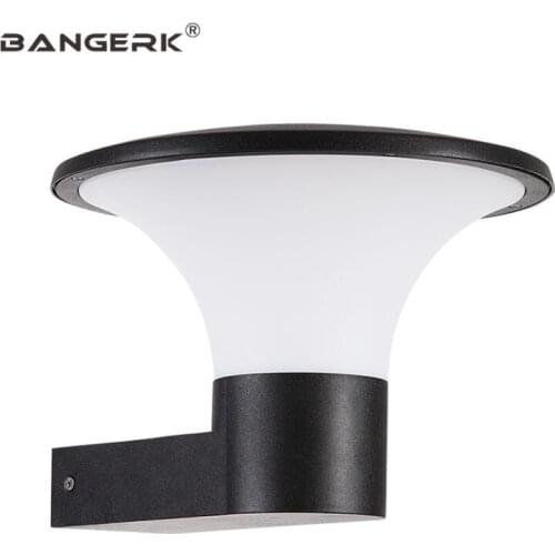 Modern Outdoor Wall Lamps Waterproof LED Porch Lights E27 Wall Sconce Lamp Garden Aisle Home Decor Aluminium Acrylic Lighting