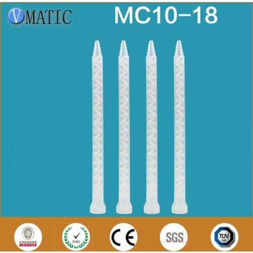 Free Shipping Resin Static Mixer MC/MS10-18 Mixing Nozzles For Duo Pack Epoxies (White Core)