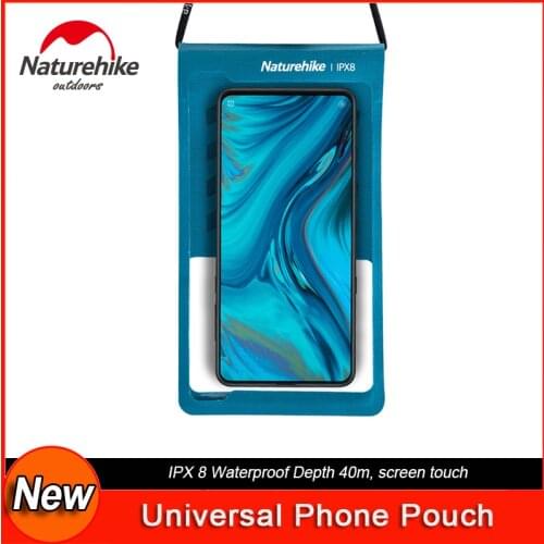 NatureHike Universal Waterproof Phone Pouch Dry Bag Underwater Phone Case high sensitivity screen touch for Swim Scuba Diving