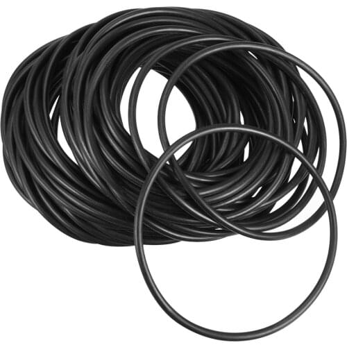 Uxcell O-Rings Nitrile Rubber 50.2mm x 55mm x 2.4mm Seal Rings Sealing Gasket 50pcs