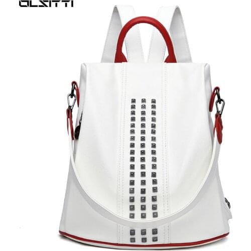 OLSITTI Large Capacity Fashion Travel Backpacks for Women 2021 New Women Backpack High Quality Casual Concise Shoulders Bags