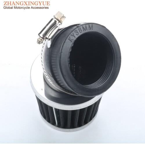 38mm 45 degrees AIR FILTER for 50cc 70cc 80cc 100cc Scooter ATV Karting