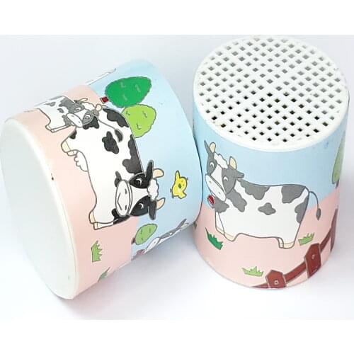 1 pc Deluxe Cow Box Moo Sound Voice Can Noise Maker Birthday Party Toy Favors Novelty Clown Gag Jokes