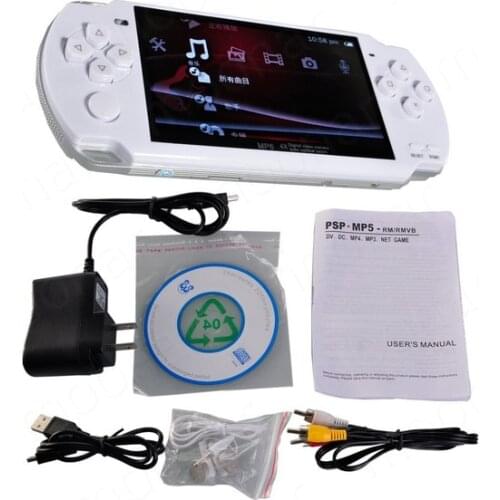 2020 new Built-in 5000 games, 8GB 4.3 Inch PMP Handheld Game Player MP3 MP4 MP5 Player Video FM Camera Portable Game Console