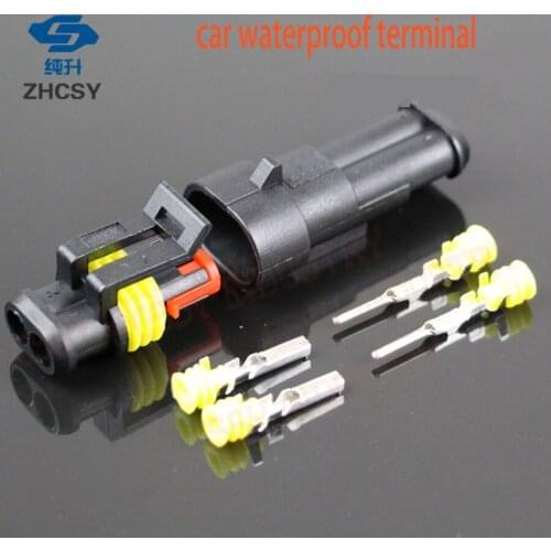 5pcs/lot Free Shipping Pin Waterproof Wire Cable Connectors Terminals Crimp Scotch Lock Quick Splice Electrical Car Audio Kit