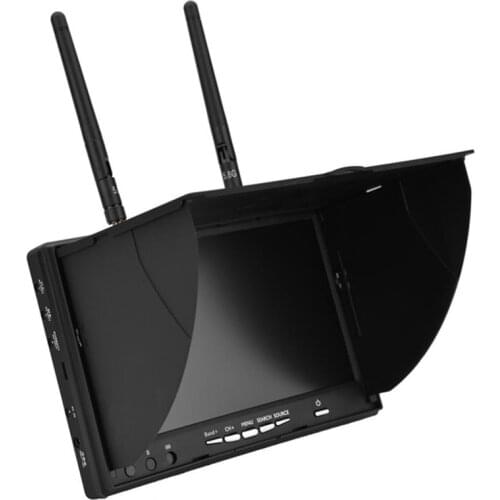 5.8GHz 40 Channels 7 Inch LCD Screen Receiver Monitor With Build-in Battery 5.8G Antenna For FPV Multicopter Drone Quadcopter