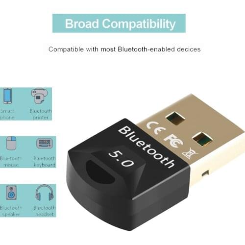 Wireless USB Bluetooth-Compatible Adapter 5.0 for Computer Bluetooth-Compatible Dongle USB for PC Adapter Receiver Transmitter