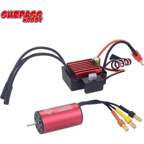 SURPASSHOBBY KK Combo 2040 2280KV 3200KV 3900KV 4480KV Brushless Motor w/ 35A ESC for Traxxas HSP Tamiya Axial 1/16 1/18 RC Car