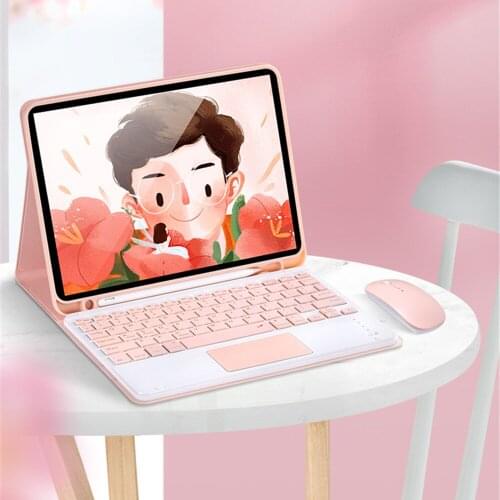 For iPad 7th 8th generation 10.2 Case W Keyboard for iPad 10.2 Case Pro 11 Air 3 4 10.9 Pro 10.5 Air 2 9.7 Case W Pencil Holder