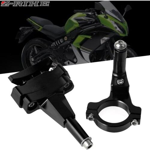 For Ninja 400 Motorcycle Accessories CNC Aluminium Alloy Steering Damper Bracket Mounting Kit for Kawasaki Ninja400 2018 2019