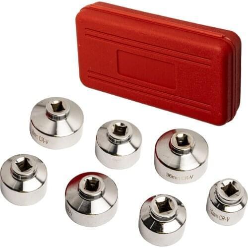 Oil Filter Paper Cartridge Housing Cap Wrench Socket Tool Kit 3/8" 6 Point for Ford For Mercedes for Cadillac for Buick