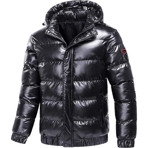 Mcikkny Men Winter Thick Jacket And Coats Hooded Cotton Parka For Male Size Top Clothing M-4XL Windbreak