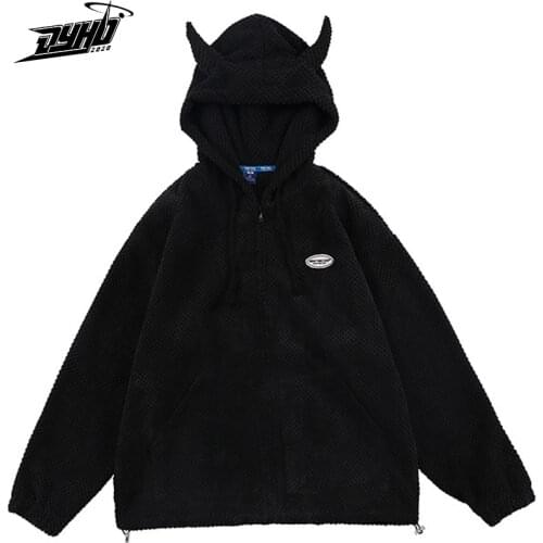 Man Fleece Sweatshirts Retro Vintage Distressed Heart-Shaped Skull Harajuku Loose Streetwear O-Neck Pullover Unisex 2021 Autumn