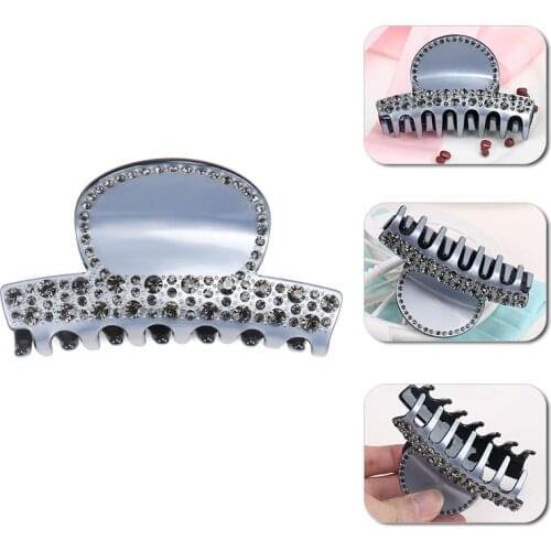 New Style Hair Charms Acetate Hair Jewelry Well Made Women Hair Clamp Inlaid With High Quality Rhinestone Prom Hair Clips