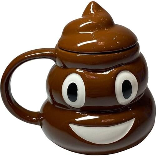 Relief Expression Cup Mug Ceramic Water Cup Creative Cartoon Toilet Cup Hand Painted Custom Made Toilet Cup