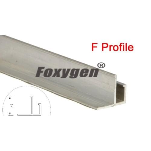 Stretch ceiling installation aluminum profile F type track